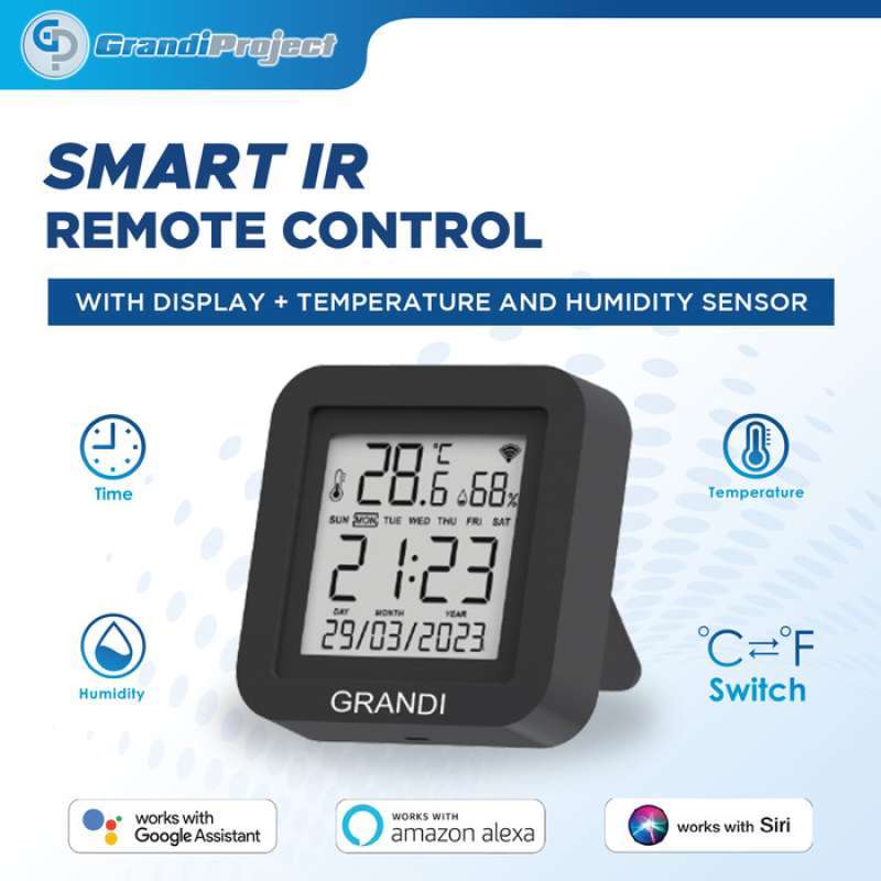 WOOX R7246 Smart IR Fernbedienung – Mit Temperatur- & Feuchtigkeitssensor