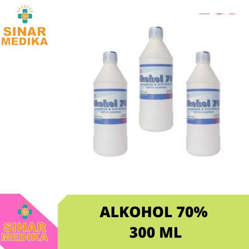 Jual Alkohol 70% 300 ml ONEMED di Seller Toko Sinar Medika Solo ...