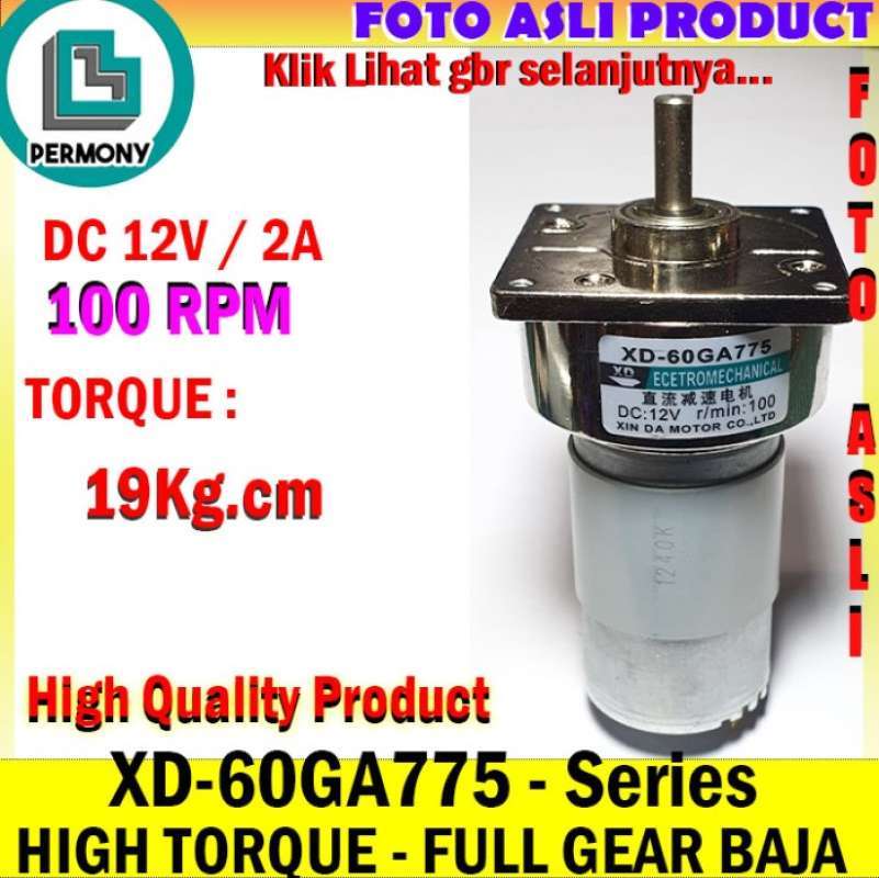 Jual Motor Dc Gear Box Original Murah - Harga Diskon Juni 2024 | Blibli
