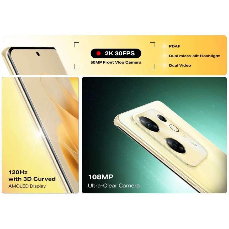 Jual Handphone Infinix Zero 30 8/256 Ram 8 Rom 256 Gb 8gb 256gb - Green ...