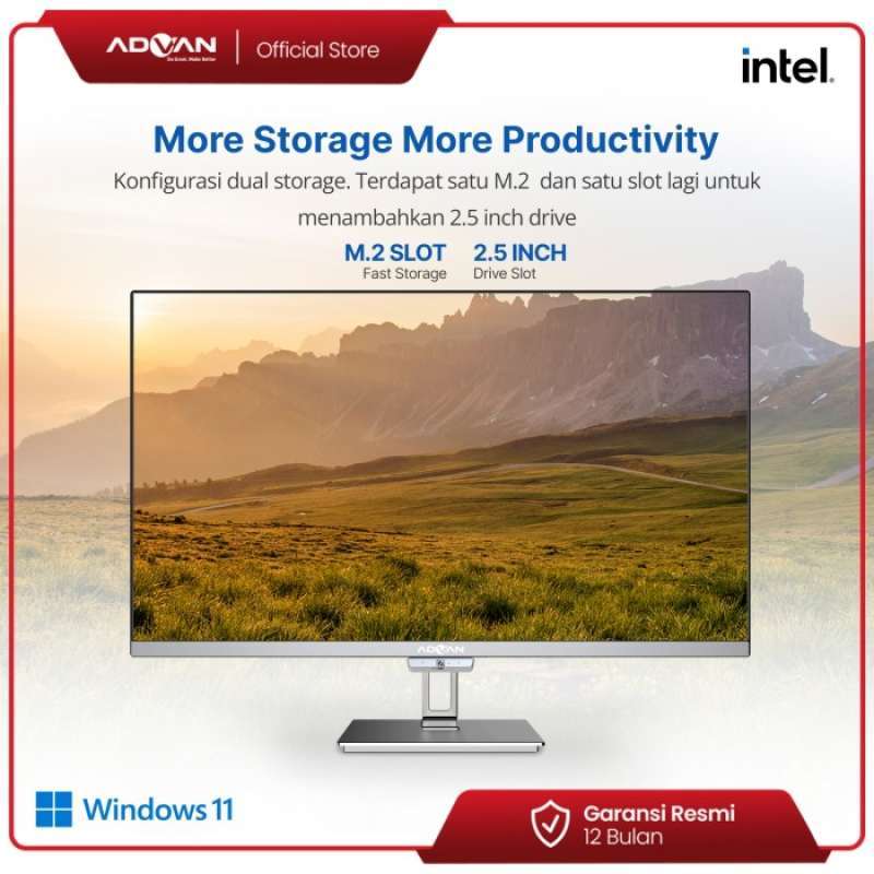 Promo Advan OnePC All In One PC Intel Core i5 Gen10 RAM 8GB / Core i7 ...