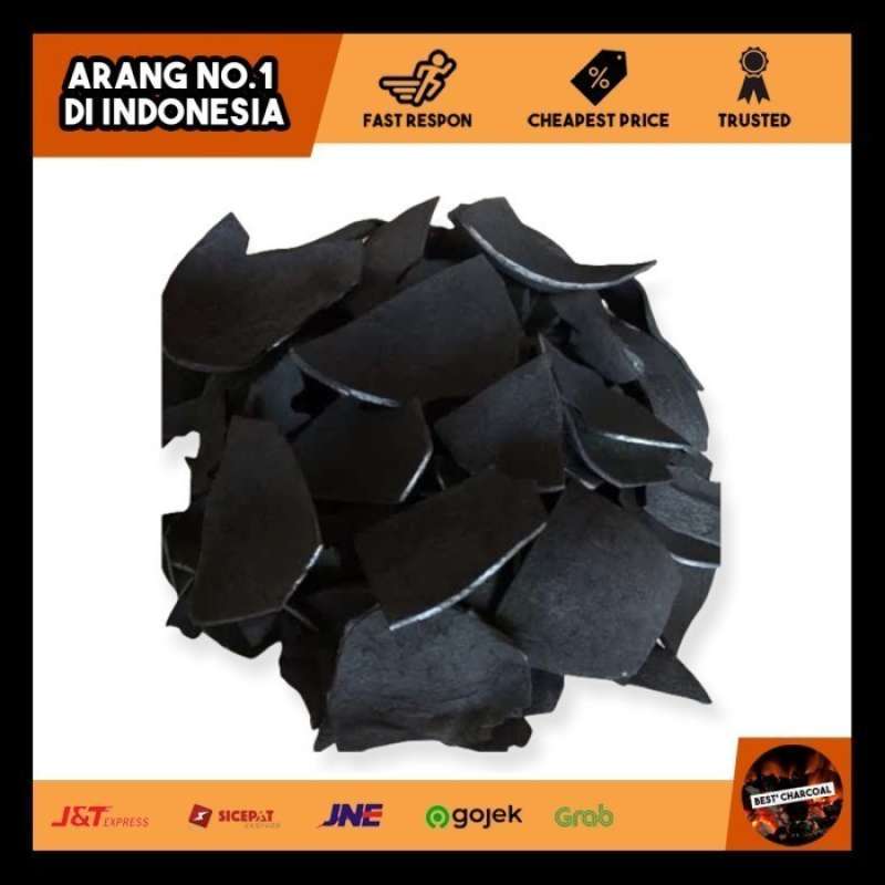 Jual Arang Kayu Batok Kelapa Briket Brongkol Cube Hexagonal Premium Bbq ...