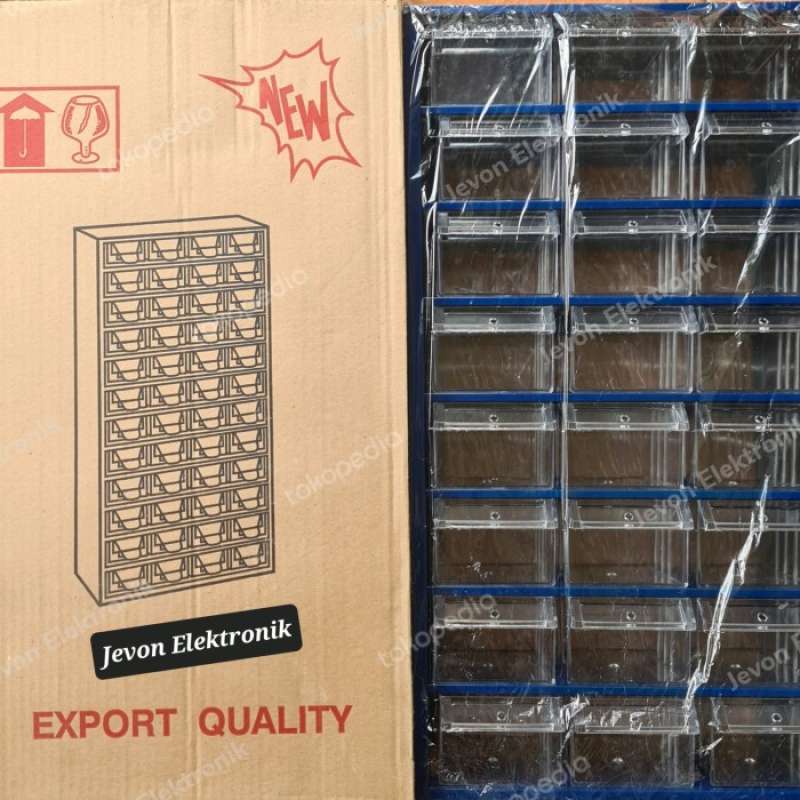 Promo 100% Produk Ori Raaco Rak Komponen Isi 24 60 Slot Laci Export ...