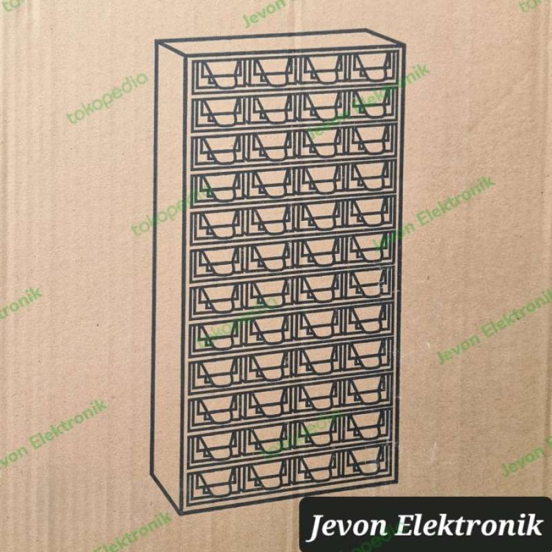 Promo 100% Produk Ori Raaco Rak Komponen Isi 24 60 Slot Laci Export ...