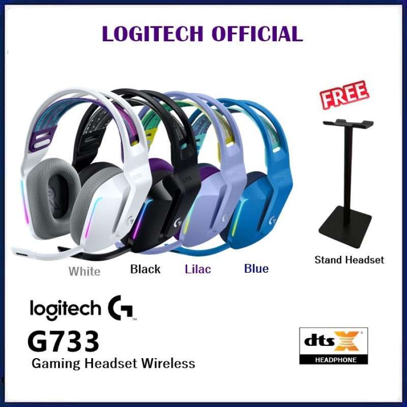 Promo LOGITECH G733 LIGHTSPEED WIRELESS RGB 7.1 SURROUND GAMING HEADSET ...