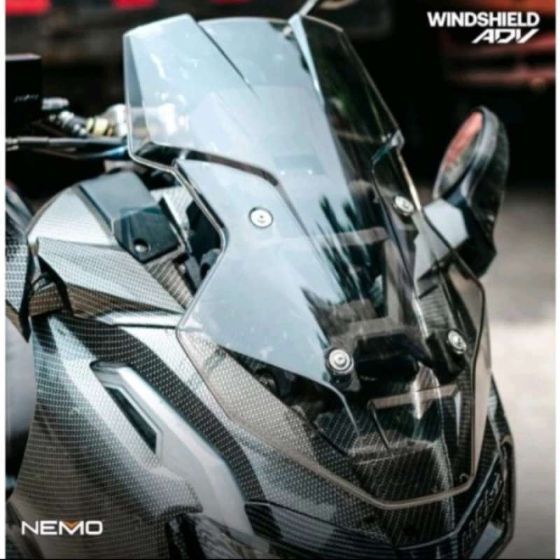 Promo Visor Windshield Nemo Tst Honda Adv 160 Adv 150 Rayben Smoke