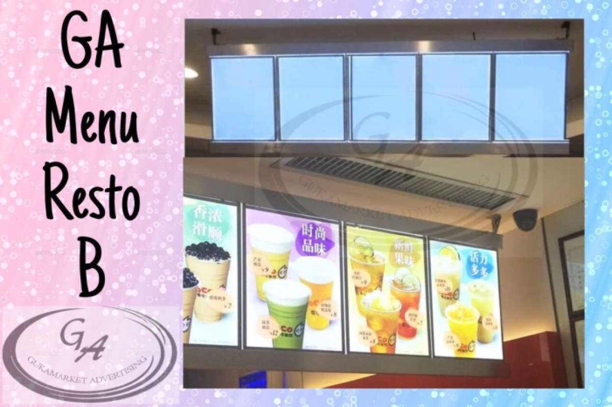Promo Slim Light Box | Menu Resto Light |led| Neon Box | Menu Restoran ...
