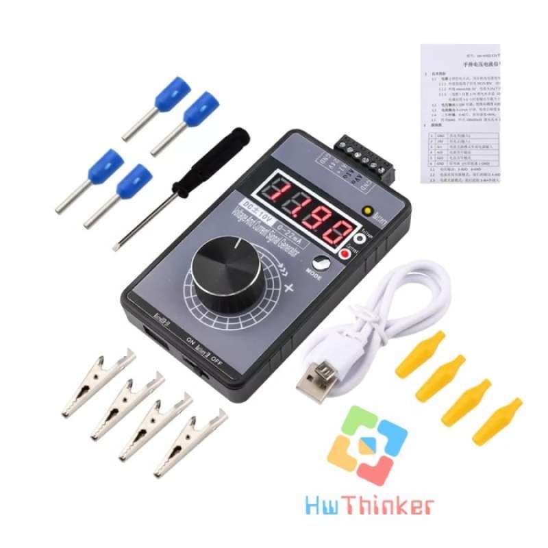 Digital Current Injector Promo Voltage Signal Injector Generator 4-20ma Current Transmitter 0 ...