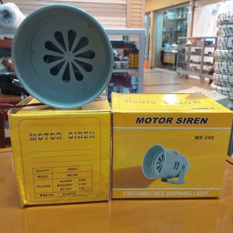 Promo Motor Sirene Grey Metal Case MS-290A Fort / Sirine Ms290 Siren ...