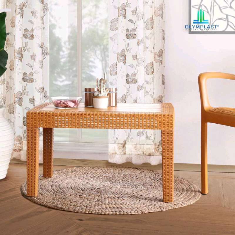 Jual Meja Makan Plastik Rattan Meja Ruang Tamu Minimalis Meja Belajar