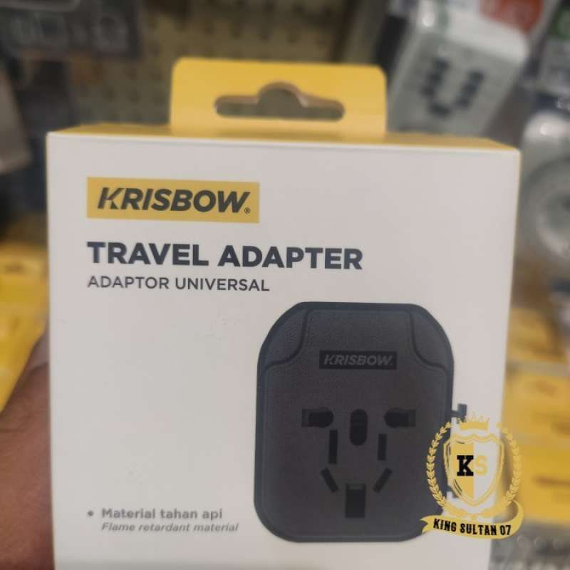 Promo Krisbow Steker Travel Adaptor Universal Usb/colokan Luar Negeri ...