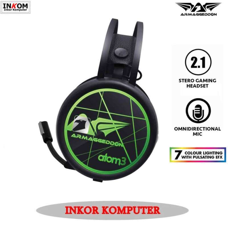 Promo Headshet Handsfree Gaming Armaggeddon Atom3 Diskon 23 di