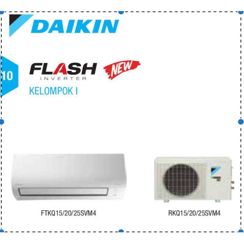 Flash Power Inverter Promo AC FLASH INVERTER 3/4 PK (FTKQ20) + Paket Pasang Diskon 23% di ...