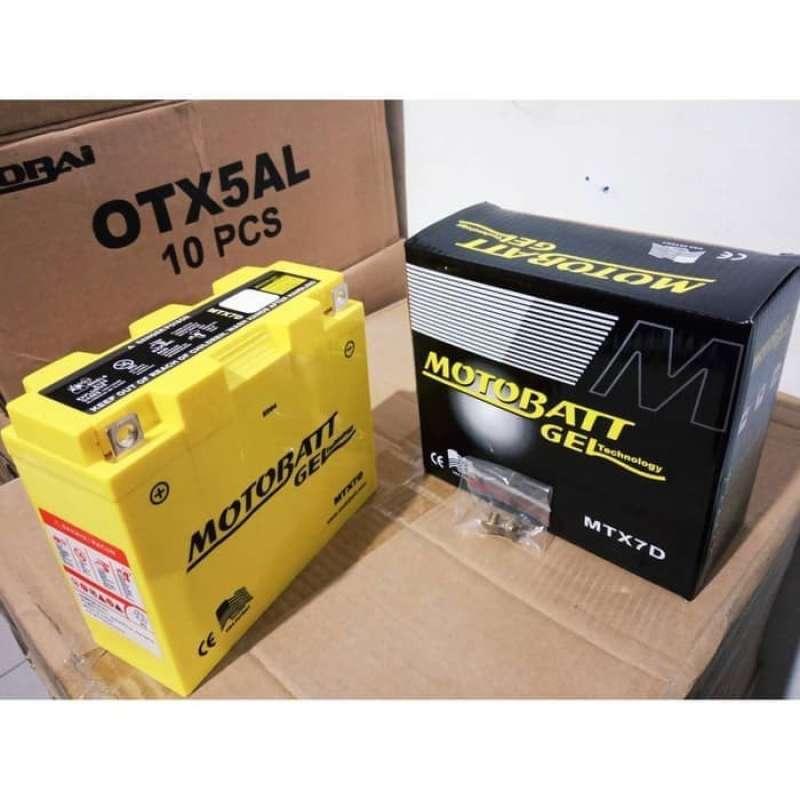 Promo Aki Motor Nouvo Motobatt Mtx7D Aki Kering / Aki Gel Terbaik