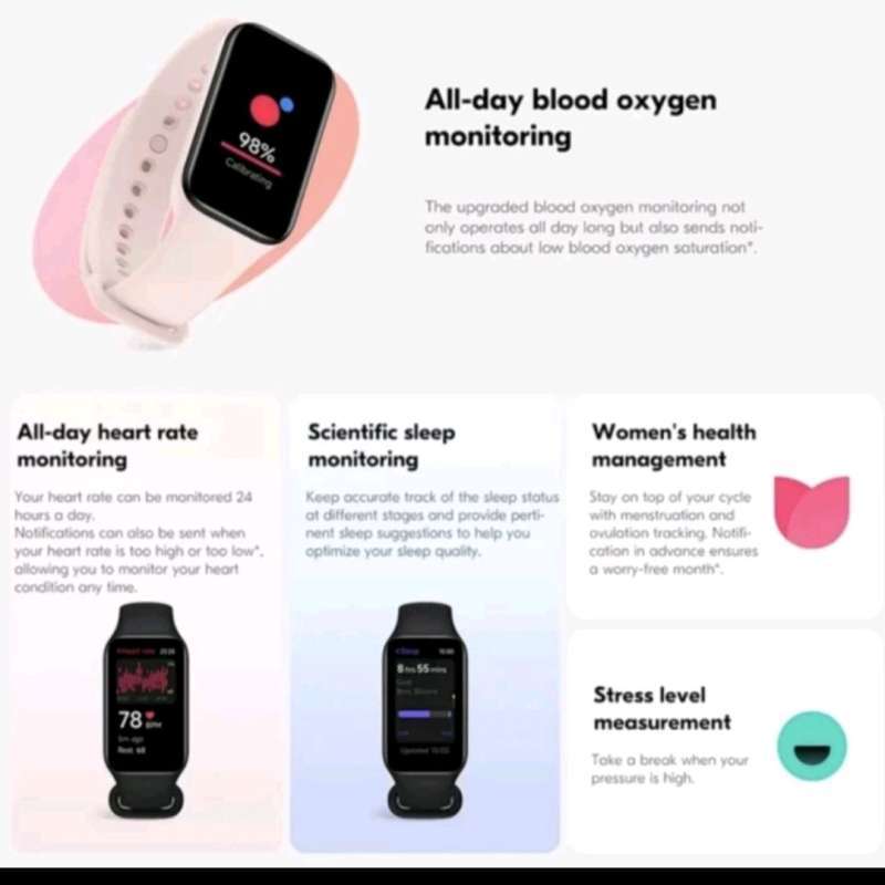 Fitness Trackers Mi Band Blood Pressure Accuracy Fitness Tracker
