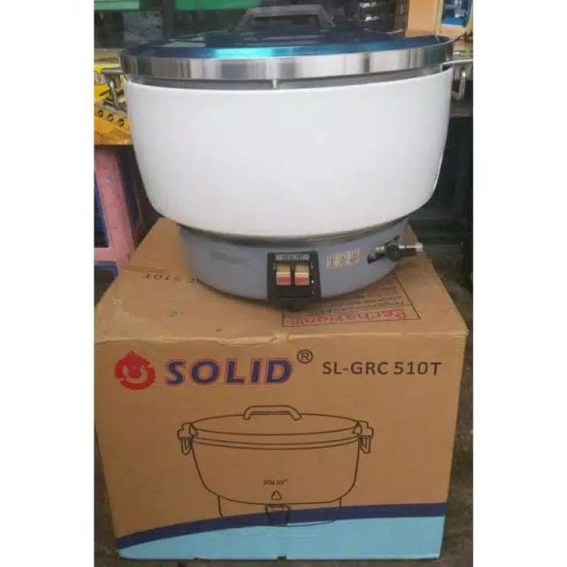 Promo Rice Cooker Gas 10 Liter Solid Slgrc 510t Penanak Nasi Komersial
