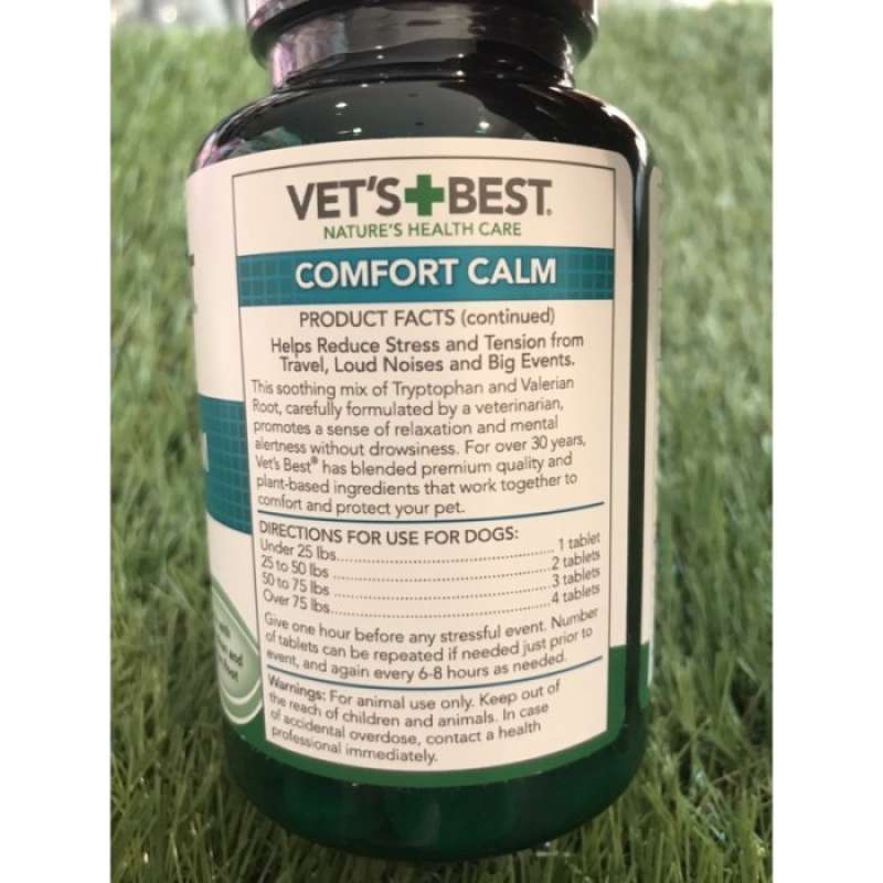 Jual Vet S Best Comfort Calm Calming Dog Supplement Tablet Penenang Hewan Di Seller Haura Kebon Kacang Kota Jakarta Pusat Blibli