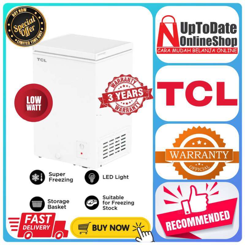 Promo Chest Freezer Tcl Tcf 100yid 100yid Tcf100 Yid Super Low Watt 100l Freezer Box Tcl Diskon 63 Di Seller Uptodate Online Shop Gebang Raya Kota Tangerang Blibli