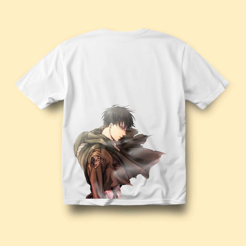 Fatbob Attack On Titan Levi Shirt Kaos Attack On Titan Levi Fatbob