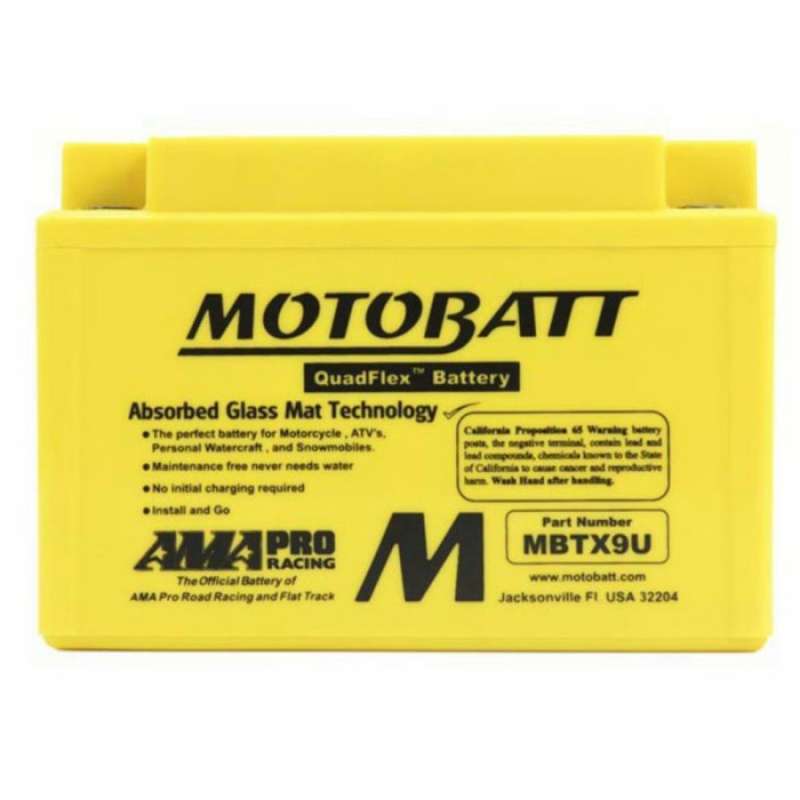 Jual Aki motor Kawasaki ninja Z1000 MOTOBATT MBTX9U ORIGINAL 10,5AH