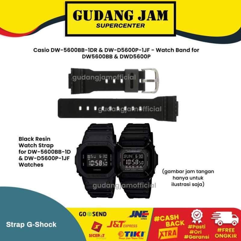 Tali Strap G-Shock DW-5600BB-1 DW-5600P DW-5600 DW5600 Original