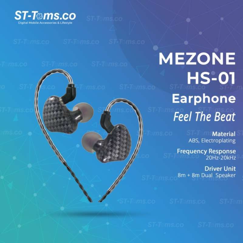 Jual Terbaik Mezone Hs 01 Iem Earphone With Mic In Ear Monitor Dual Dynamic Driver Termurah Di Seller Campthink Kramat Kota Jakarta Pusat Blibli