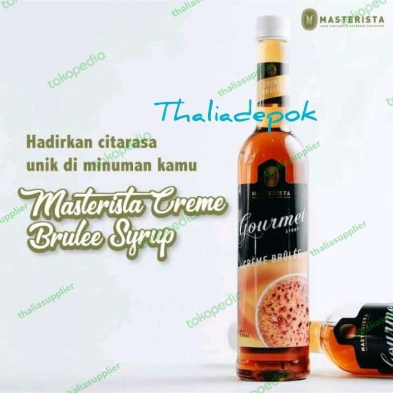 Jual MASTERISTA CREME BRULLE SYRUP 750ML BOTOL PLASTIK, MINUMAN KAFE ... Jual MASTERISTA CREME BRULLE SYRUP 750ML BOTOL PLASTIK, MINUMAN KAFE ...