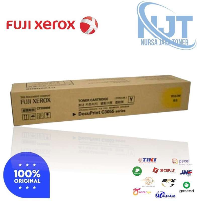 Jual Toner Fuji Xerox Docuprint C3055 (yellow) Original Di Seller