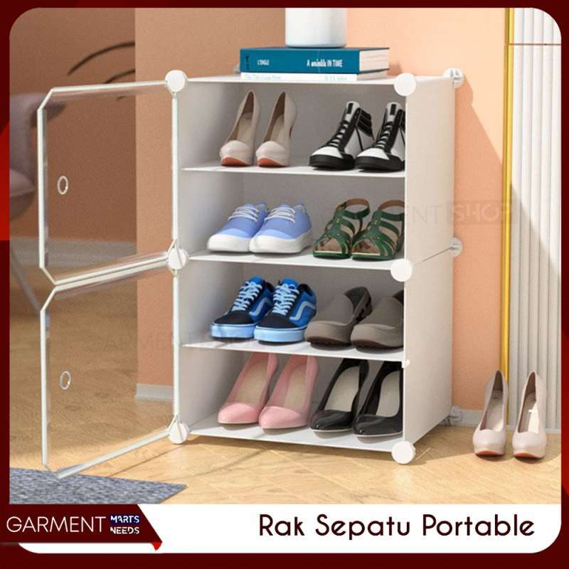 Rak Sepatu Tertutup Anti Debu Serbaguna