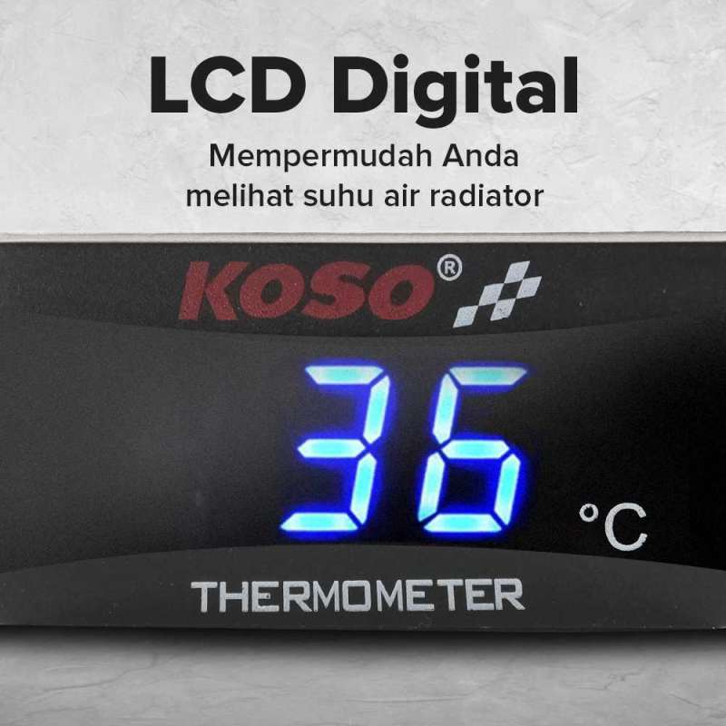 Jual Termometer Digital Pengukur Suhu Air Radiator Mesin Motor (oem) Lc135  Kecil Mainan Anak Atv Aksesoris Street Treal Bensin Rangka Aki Tangki  Asesor Ih Hitam Biru Di Seller Indohemat Official Store -