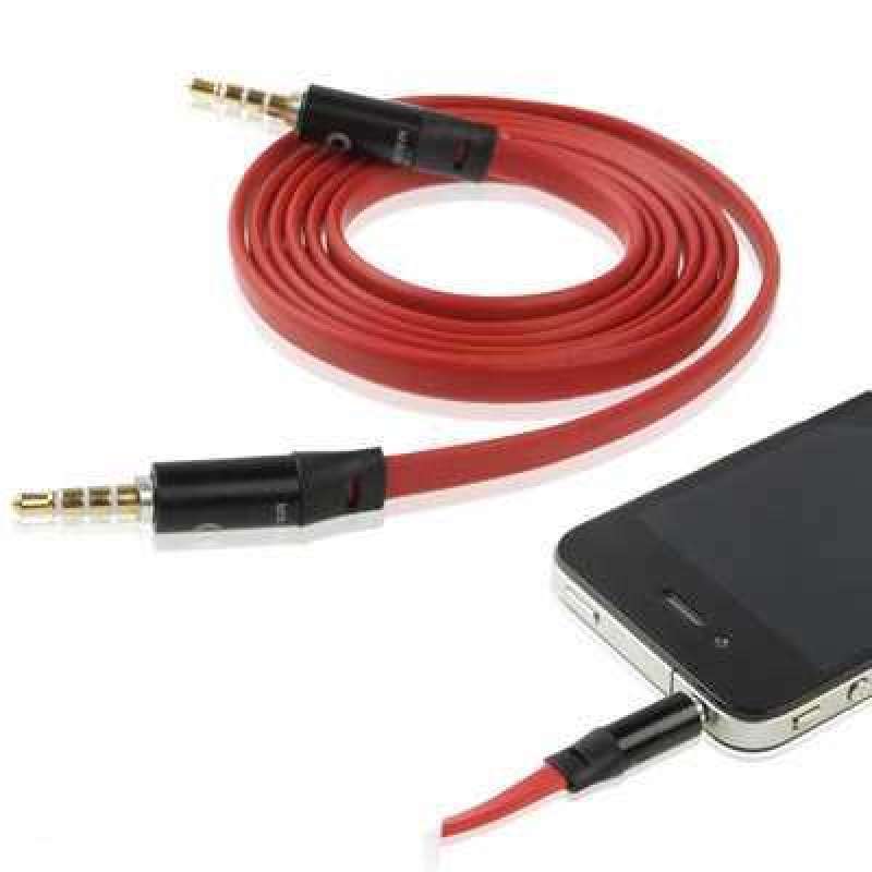 Jual Rovtop Kabel Aux 3.5mm Hifi Noodle Design 1m S-ip4g Kabel ...