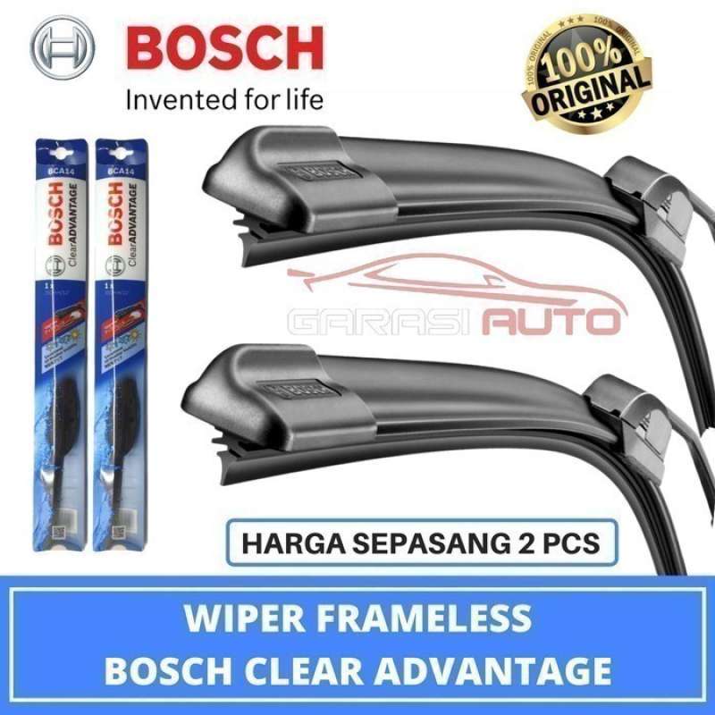 Promo New Wiper Bosch Clear Advantage Strada Triton New Karet Frameless