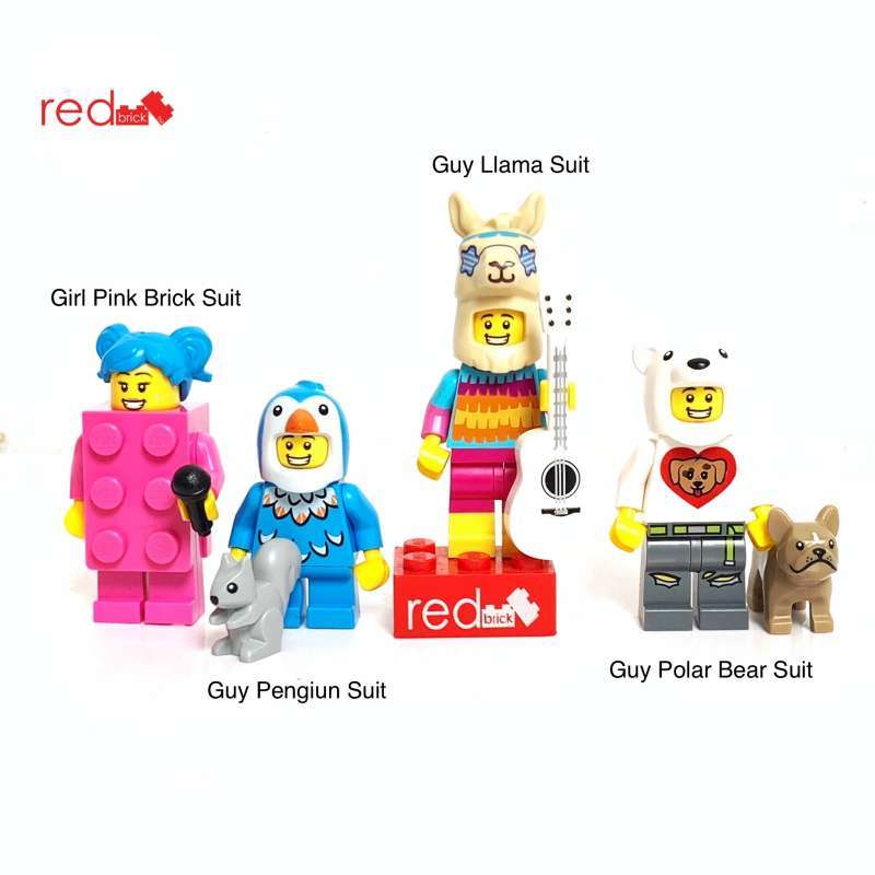 Jual Lego Bam 2024 Minifigure ( 1 Set = 4 Pcs) Di Seller Red Brick