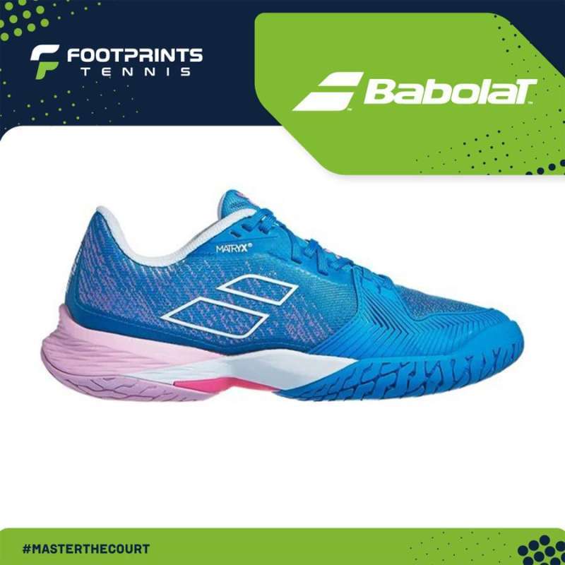 Sepatu Tenis Babolat Jet Mach French Blue Women Tennis Shoes