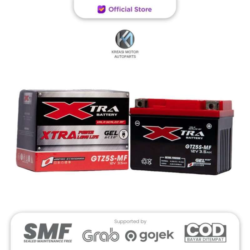 Promo Aki Motor New Gtz5s Xtra Mf Aki Kering Terbaik Diskon 40% Di