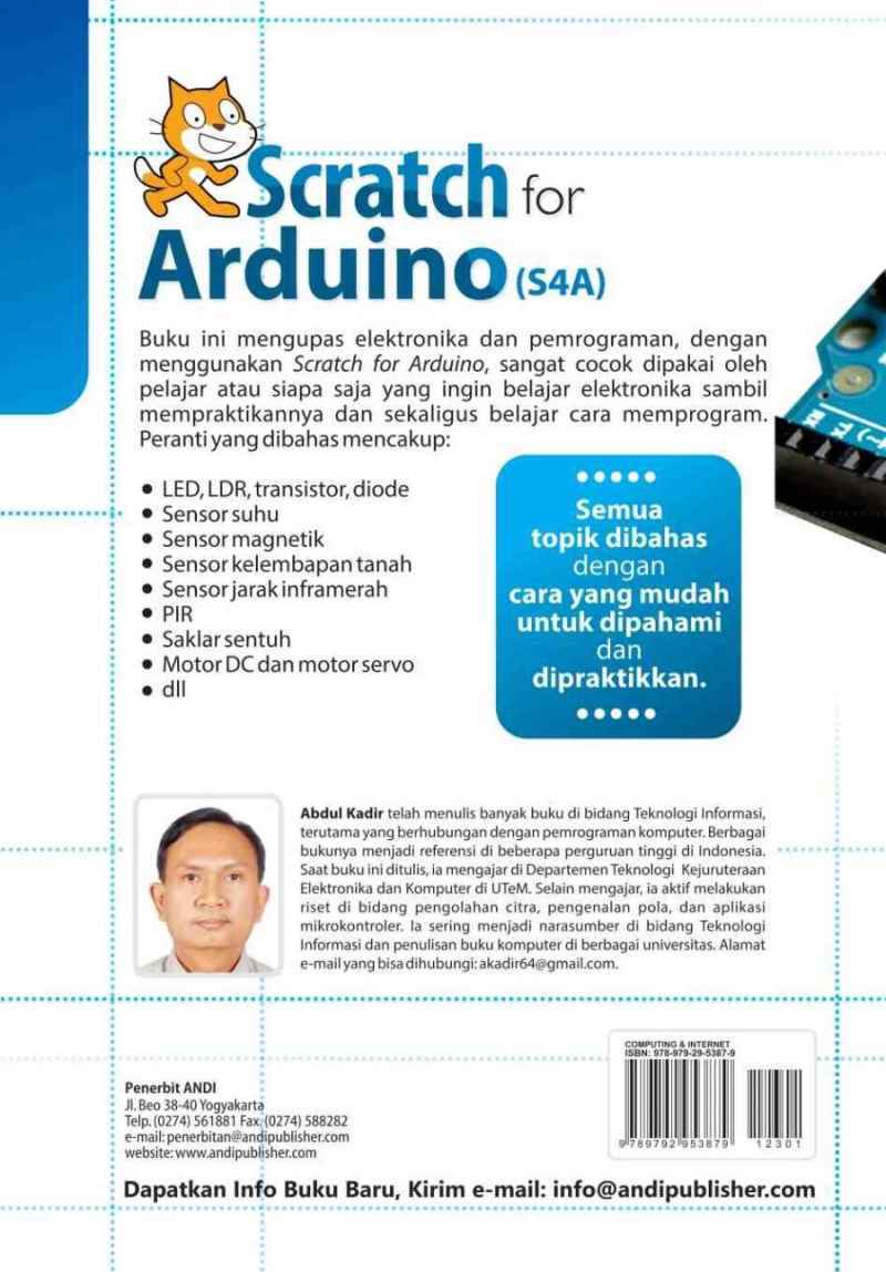 Jual buku scratch for arduino s4a panduan untuk mempelajari