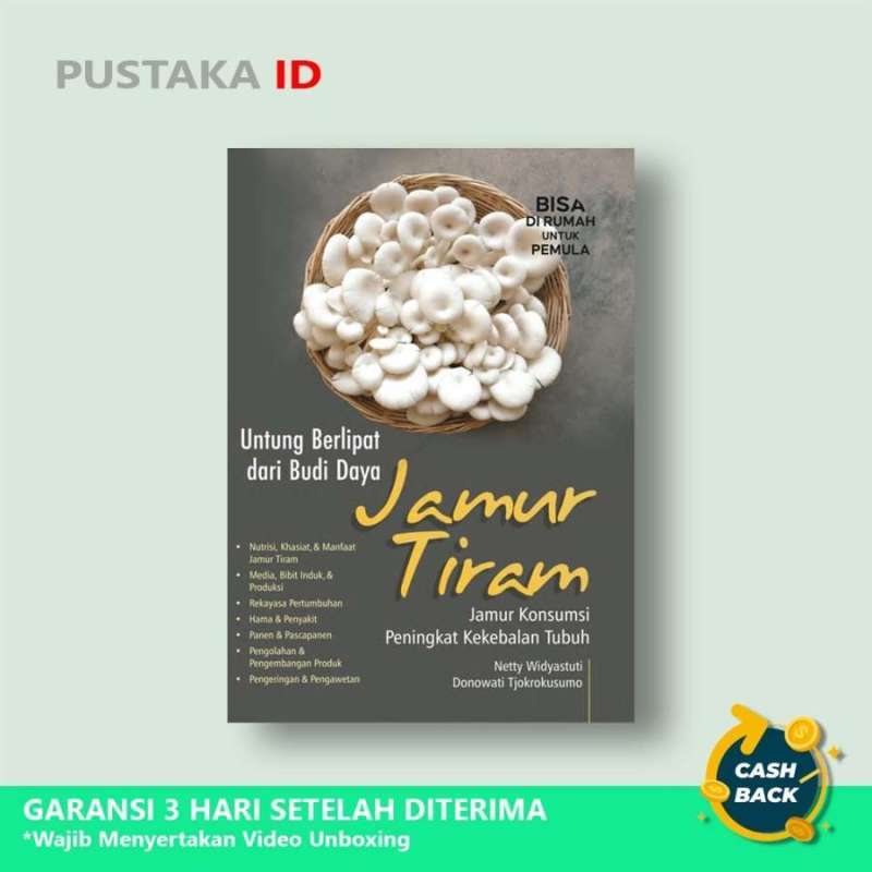 Jual Buku Untung Berlipat Dari Budi Daya Jamur Tiram Jamur Konsumsi