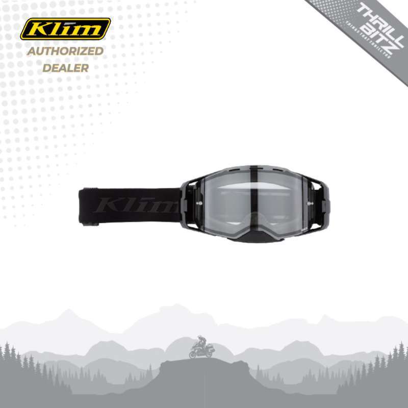 Jual Klim Edge Off Road Goggle Stealth Black Clear Lens Di Seller