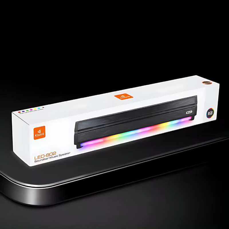 Promo Kisonli Speaker Bluetooth/komputer Led802 Soundbar Portable 5.3
