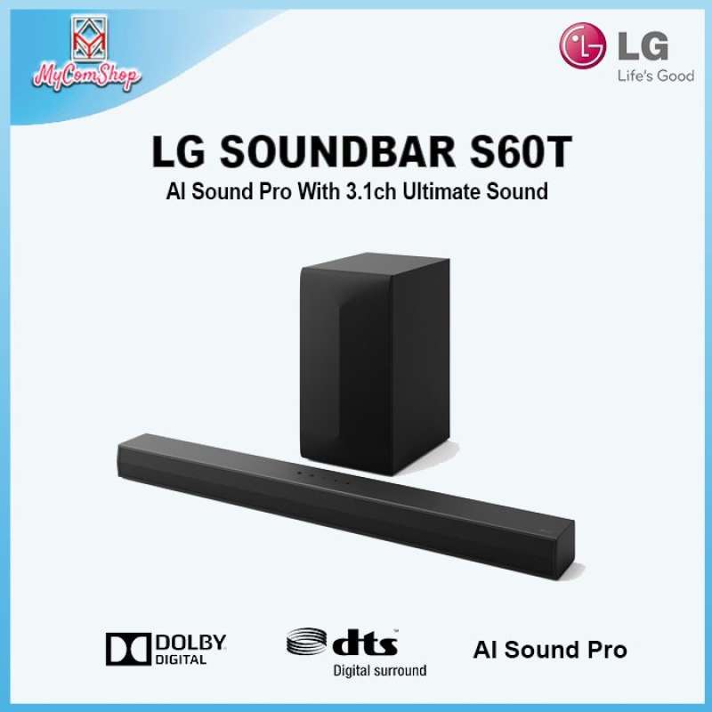 Jual Lg Soundbar S60t 3.1channel Speaker Ultimate Sound With Ai Sound