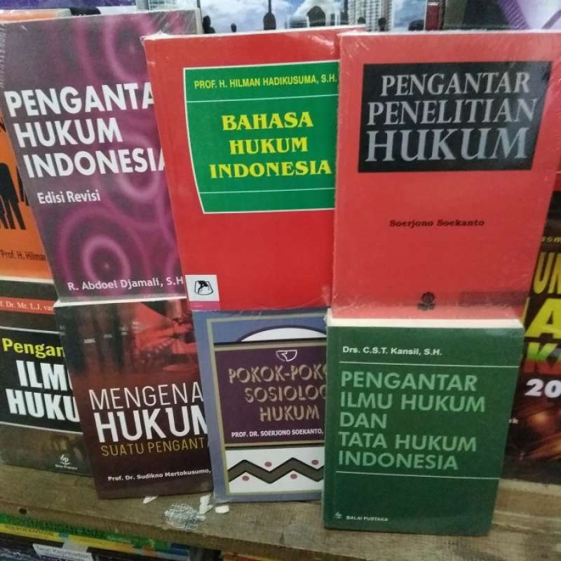 Promo Buku Bahasa Hukum Indonesia, Metode Penelitian Hukum 7 Buku ... Materi bahasa indonesia hukum