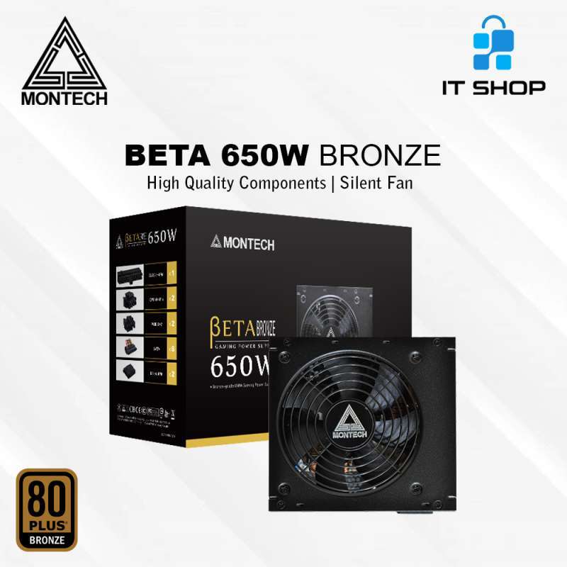 Jual Montech Power Supply Beta 650w Bronze Di Seller It Shop Official ...