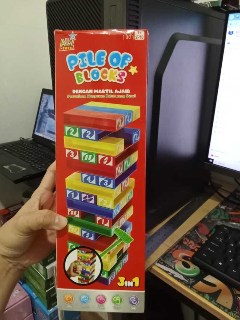 Mainan Edukasi Block Balok Susun Stacko