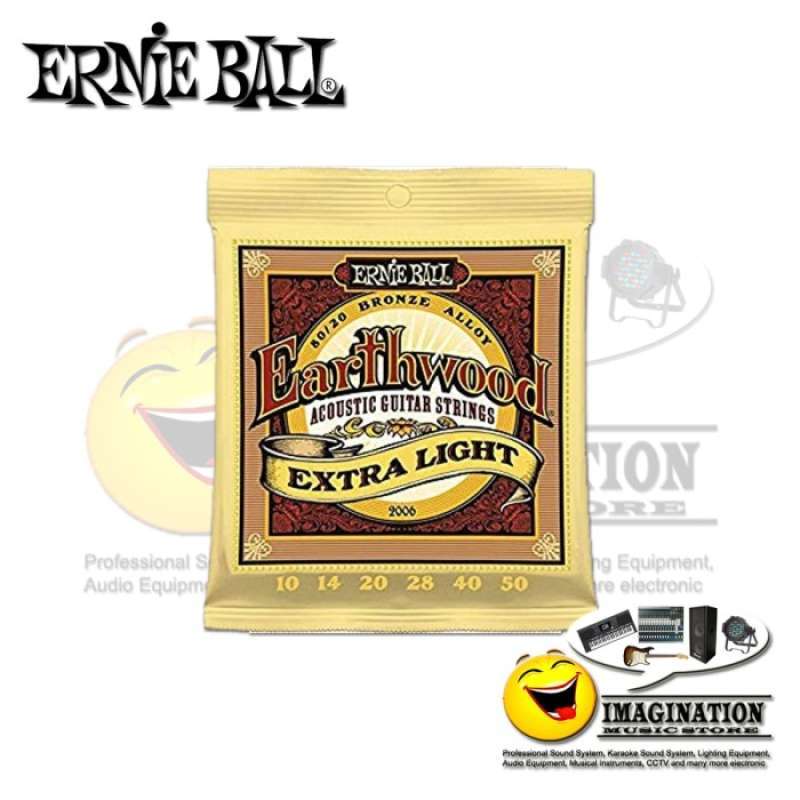 Promo Ernie Ball 2006 Earthwood Extra Light Acoustic Guitar Strings