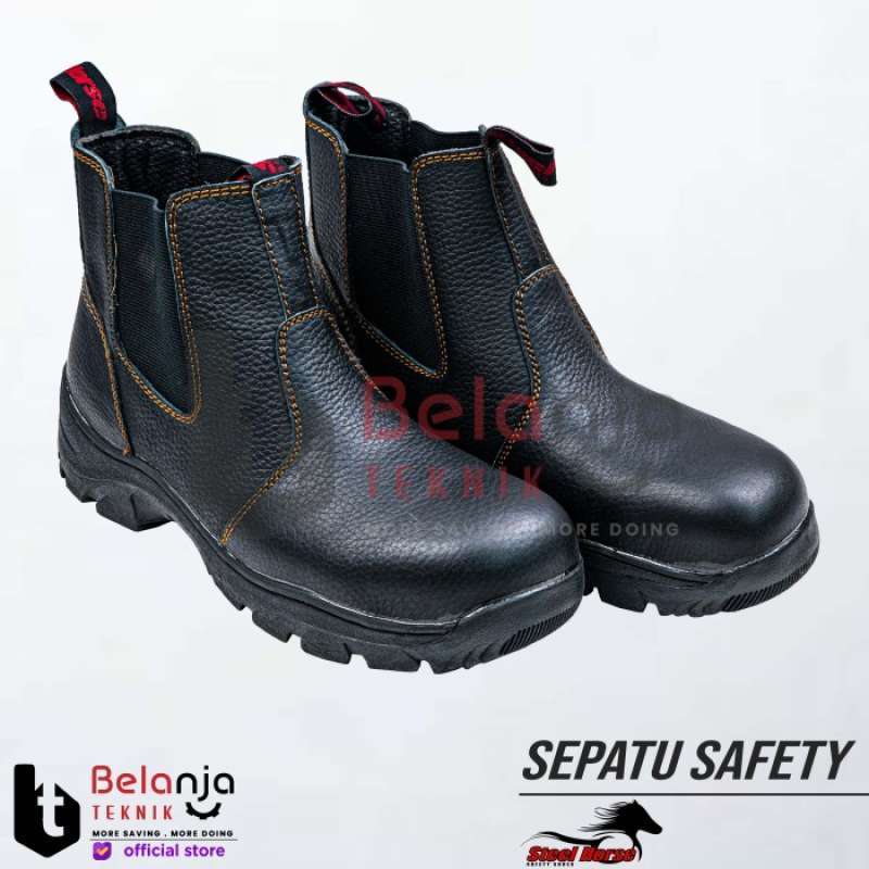 Promo Sepatu Safety - Steel Horse 9379 (panjang Seleting) Diskon 50% Di