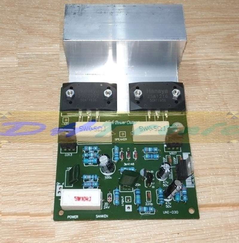 Jual Kit Power Amplifier Mono Ocl System 200watt + Tr Sanken Kw2 Di