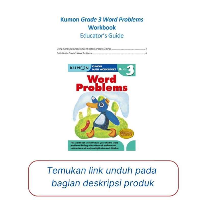 Jual Buku Anak - Kumon - Grade 3 Word Problems Di Seller Rumix ...
