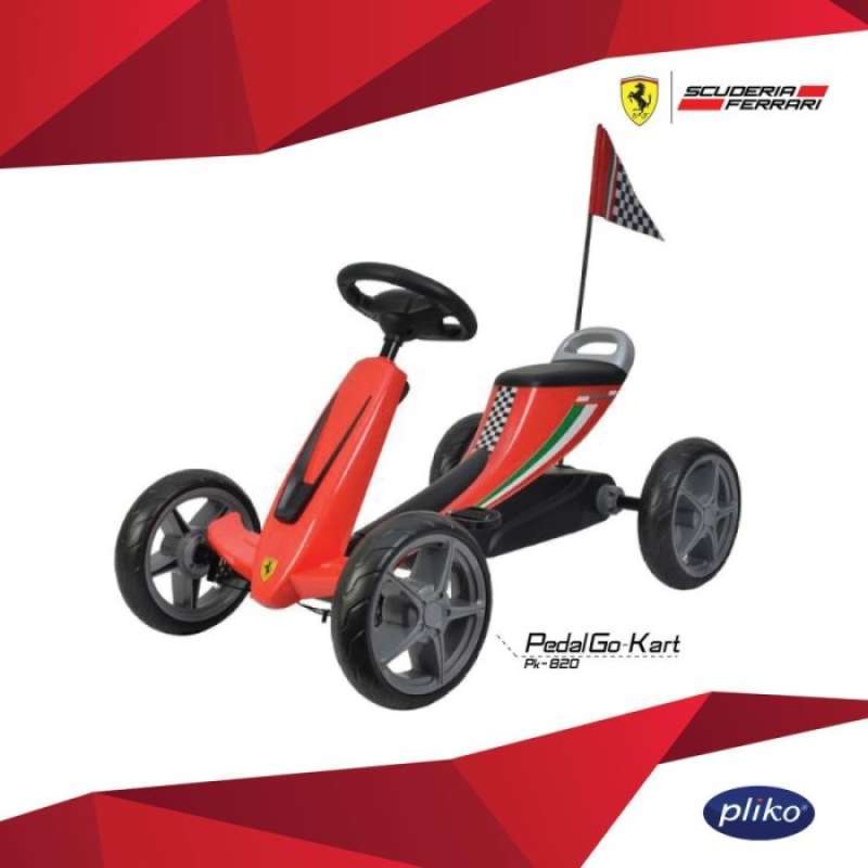 Scuderia ferrari pedal go kart sales