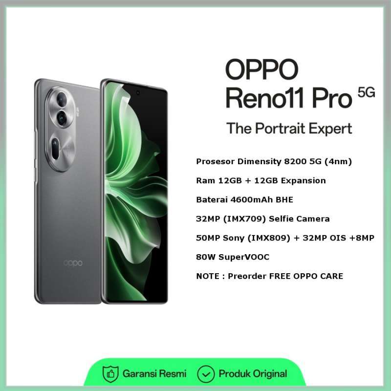 Jual Oppo Reno 11 Pro 5g Ram 12gb + 12gb / 512gb - Dimensity 8200 5g ...