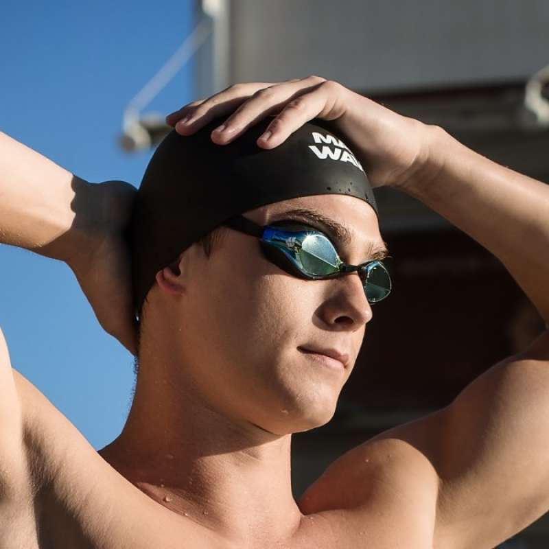 Bonnet De Bain Mad Wave R-Cap Fina Approved - White - S - Sport